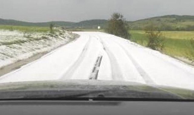 Haziran ayında şaşkına çeviren manzara!