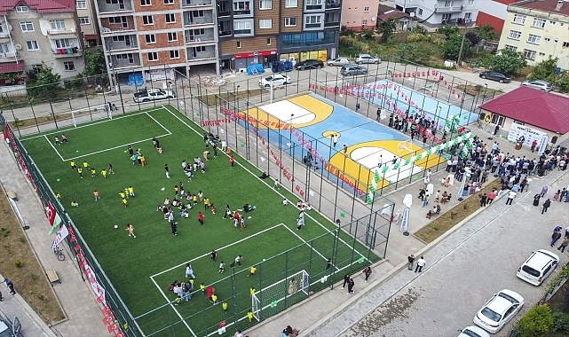 Nitelikli sosyal ve spor alanları genişliyor