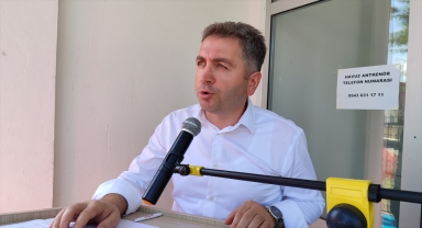 Salıpazarı'nda portatif yüzme havuzu açıldı