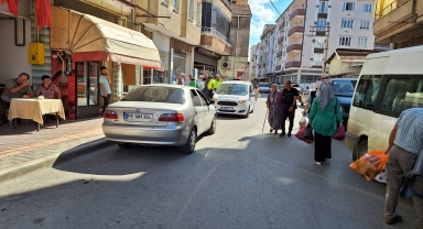 Samsun'da otomobilin çarptığı yaya yaralandı
