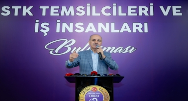 TBMM Başkanı Kurtulmuş, Ordu'da STK temsilcileri ve iş insanlarıyla bir araya geldi: