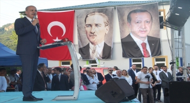 TBMM Başkanı Kurtulmuş, Ünye'de toplu açılış töreninde konuştu: