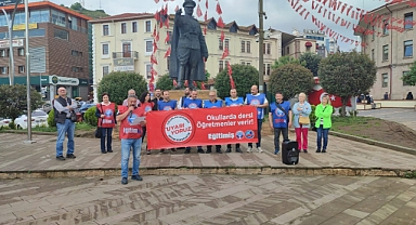 Eğitim İş Şube Başkanı Gürel böyle isyan etti