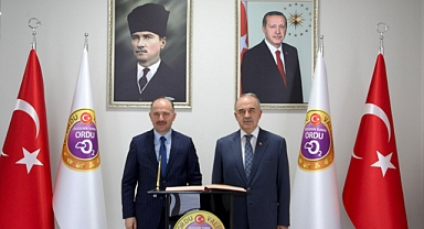 Giresun Valisi Serdengeçti’den,Ordu Valisi Erol’a Ziyaret
