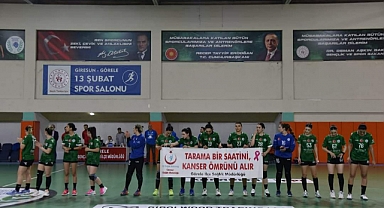 Görelespor Hentbol Maçında Meme Kanseri Farkındalığı İçin Önemli Bir Adım Atıldı