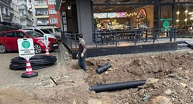 Espiye Belediyesi, Merkez Mahallesi'nde estetik ve güvenliği buluşturuyor