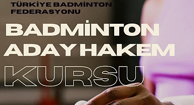 Giresun'da badminton aday hakem kursu açılacak