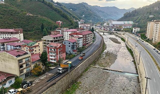 Giresun konforlu ulaşım ağına hızla kavuşuyor