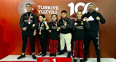 Giresunlu Kick Boksculardan 5 altın madalya