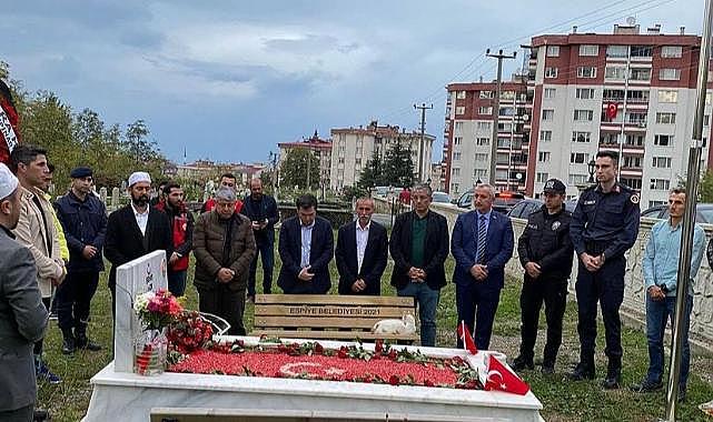 Giresunlu şehit vefatının 1. yılında dualarla anıldı