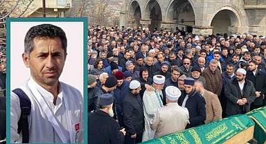 Trafik kazasında vefat eden din görevlisi ile eşi ebediyete uğurlandı 