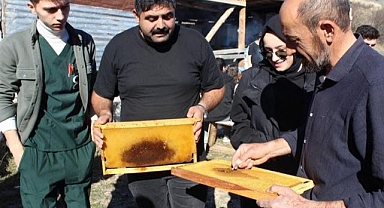 GRÜ öğrencilerine arıcılık eğitimi 