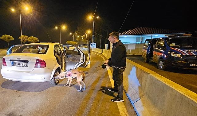 Jandarma ekipleri yılbaşı gecesi yoğun denetim yaptı
