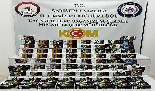 40 bin makaron ele geçirildi