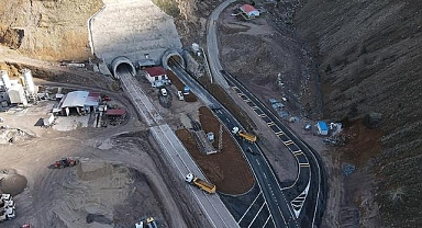 Eğribel Tüneli ile kış mevsiminde ulaşım kolaylaştı