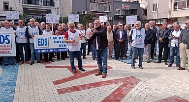 Giresunlu emeklilerden maaş isyanı!..