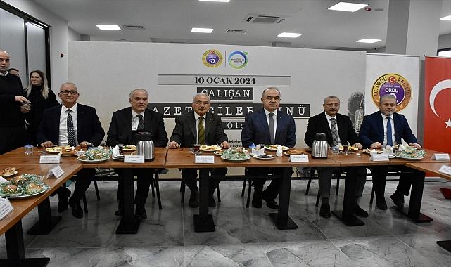 Ordu'da 10 Ocak Çalışan Gazeteciler Günü kutlandı