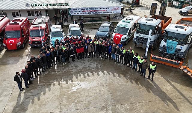 Son 5 yılda belediye araç filosuna 30 yeni araç