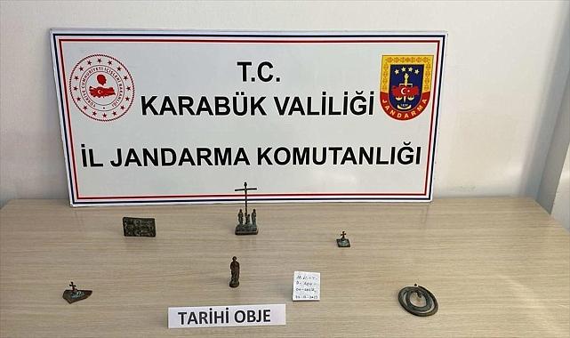 Tarihi eser niteliğinde 6 obje ele geçirildi