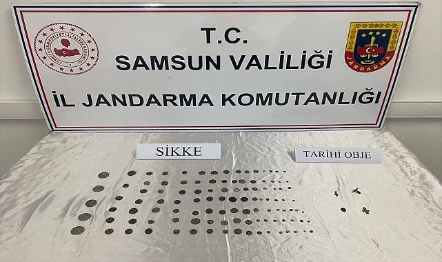 190 parça tarihi eser ele geçirildi, 2 zanlı gözaltına alındı
