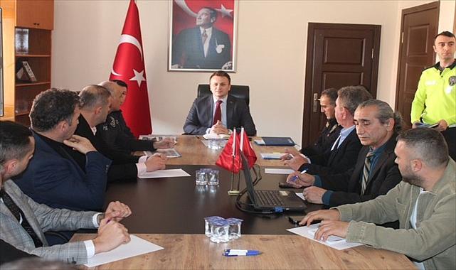 Gerze'de seçim güvenliği toplantısı yapıldı