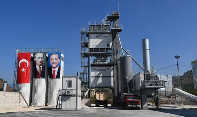 İkinci asfalt plenti kuruluyor