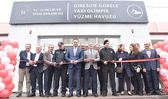 Görele'de Yarı Olimpik Yüzme Havuzu hizmete açıldı
