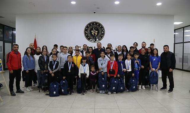 Ordu'da sporculardan Gençlik ve Spor İl Müdürü Genç'e ziyaret