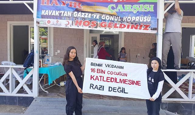 Kavak'tan Filistin'e yardım
