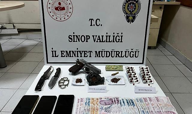 Sinop'ta uyuşturucu operasyonunda 2 kişi tutuklandı