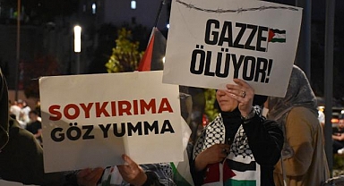 Trabzon'da İsrail'in Gazze'ye yönelik saldırıları protesto edildi