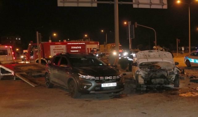 Zincirleme trafik kazasında 4 kişi yaralandı