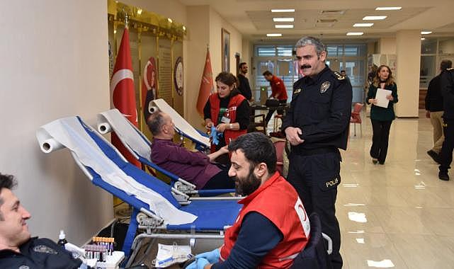 GİRESUN POLİSİ'NDEN KAN BAĞIŞI