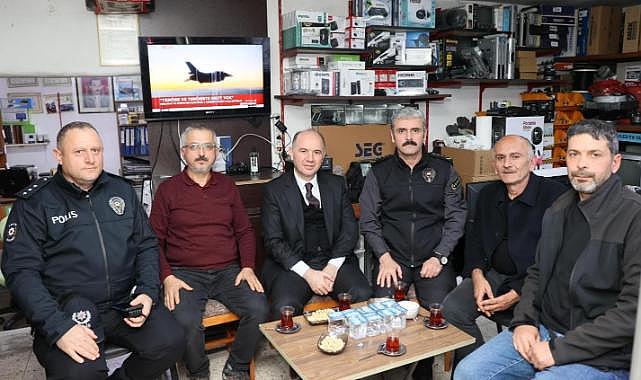 Vali Serdengeçti ve Emniyet Müdürü Çelebi Keşap' taydı