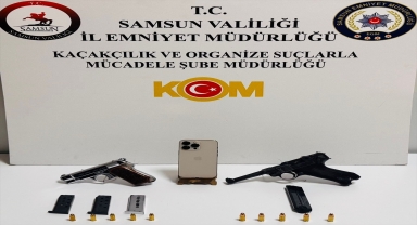 Samsun'da kaçak silah operasyonunda 1 kişi yakalandı