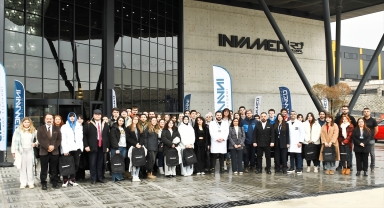 Üniversiteli öğrenciler Invamed Sağlık Üretim Kampüsü'nü ziyaret etti