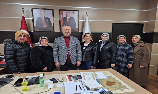 AK Parti 19 Mayıs Kadın Kollarından Osman Topaloğlu'na ziyaret
