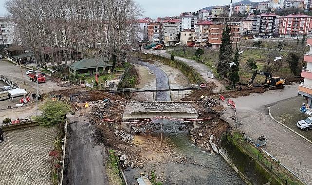 BULANCAK BELEDİYESİ, İNCÜVEZ KÖPRÜSÜ'NE ODAKLANDI