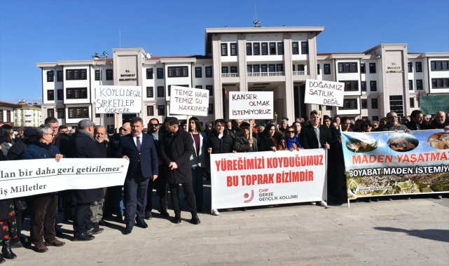 CHP Sinop Milletvekili Karadeniz'den maden sahası tepkisi
