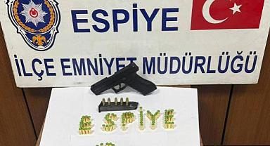 ESPİYE'DE SİLAH OPERASYONU!