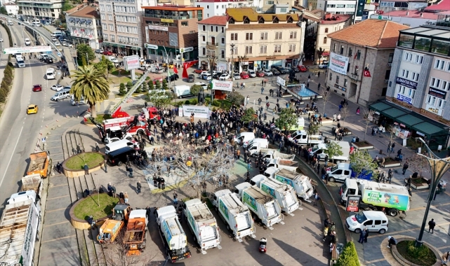 Giresun Belediyesi 34 hizmet aracı aldı