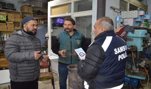 Havza’da polisten dolandırıcılık uyarısı