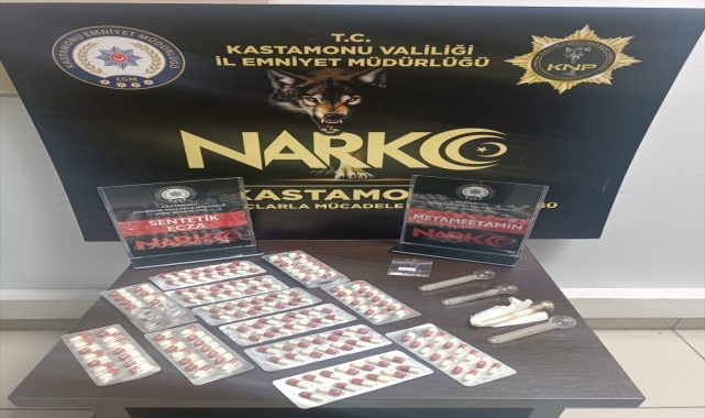 Kastamonu'da 4 şüpheli uyuşturucuyla yakalandı