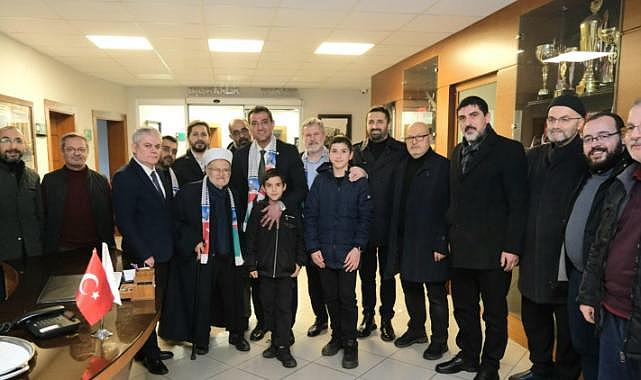 MESCİD-İ AKSA İMAM HATİBİ ŞEYH İKRİME SABRİ BAŞKAN KÖSE'Yİ ZİYARET ETTİ