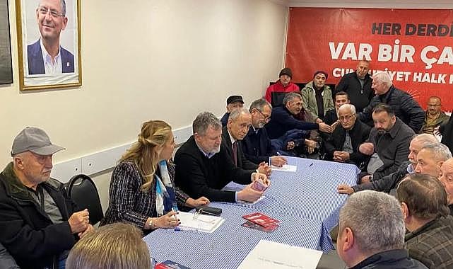 MİLLETVEKİLİ GEZMİŞ, GÜCE' DE MUHTARLARLA BULUŞTU