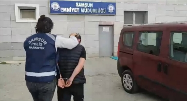 Samsun'da 15 yıl 8 ay hapis cezası bulunan firari yakalandı