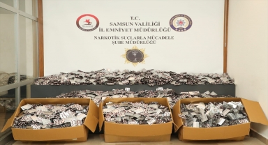 Samsun'da 184 bin sentetik ecza hapı ele geçirilmesine ilişkin 4 zanlı yakalandı