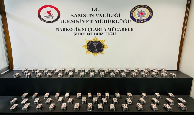 Samsun'da 7 bin 600 sentetik ecza ele geçirildi