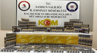 Samsun'da kaçakçılık operasyonunda 2 zanlı yakalandı