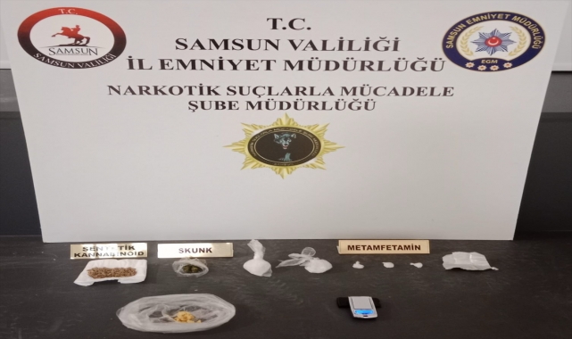 Samsun'da uyuşturucu operasyonunda 3 zanlı yakalandı
